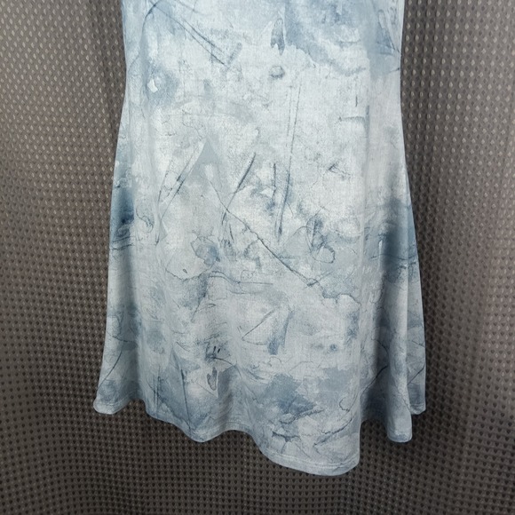 EVCR Athletic Dress Women's Medium Blue Gray Racerback Built In Shorts soft - Picture 4 of 11